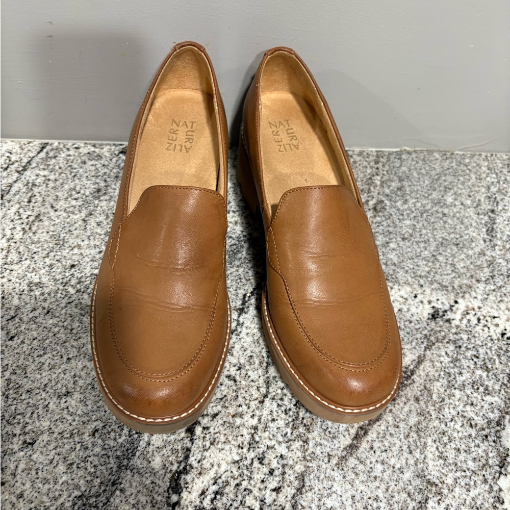 Naturalizer Brown Leather Loafers
